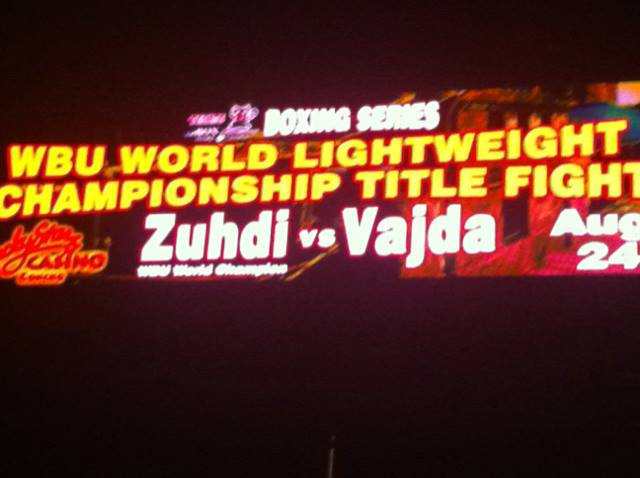 Oklahoma USA World Title fight